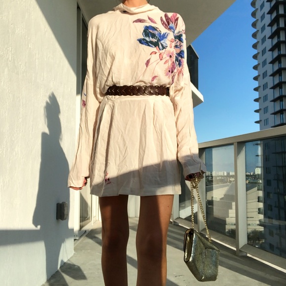 Free People Tops - Ivory mini dress by free people 🌿 M size